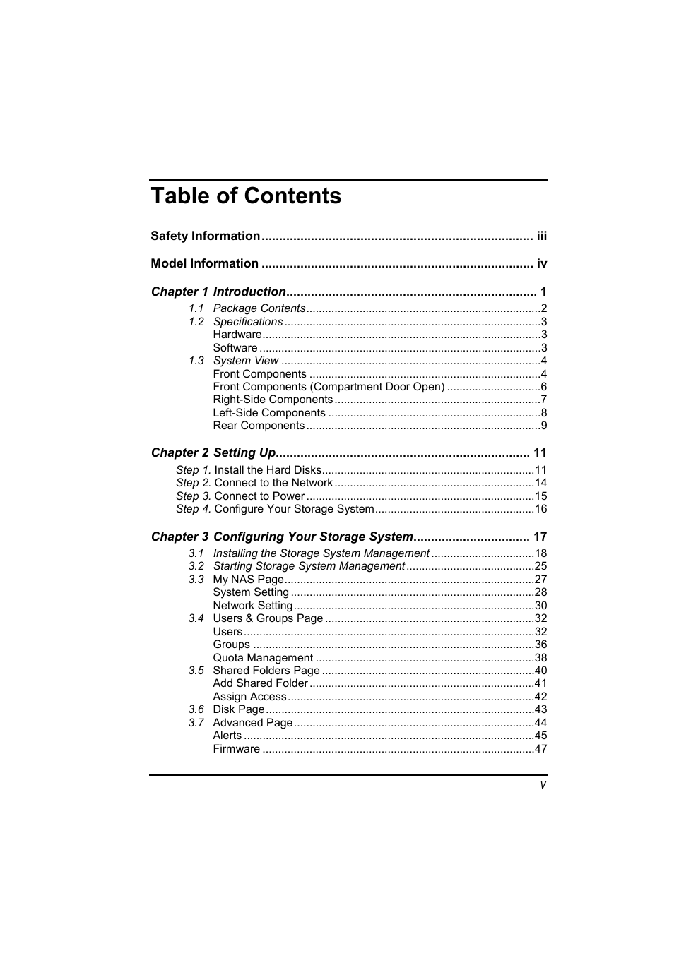 SMC Networks SMCNAS24 User Manual | Page 8 / 78