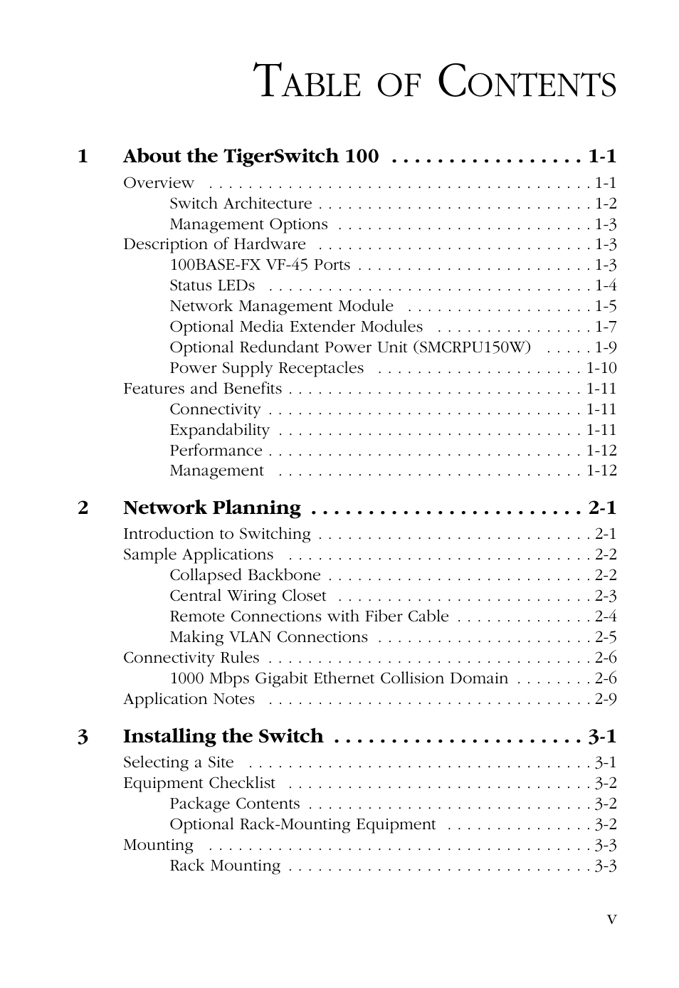 Able, Ontents | SMC Networks 100 User Manual | Page 11 / 90