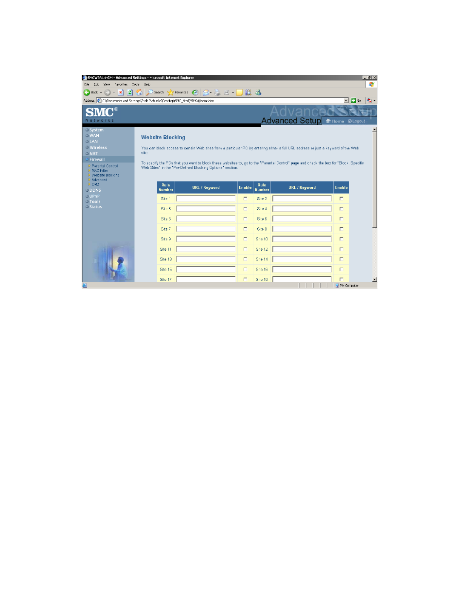 SMC Networks SMCWBR 14-GM User Manual | Page 33 / 69