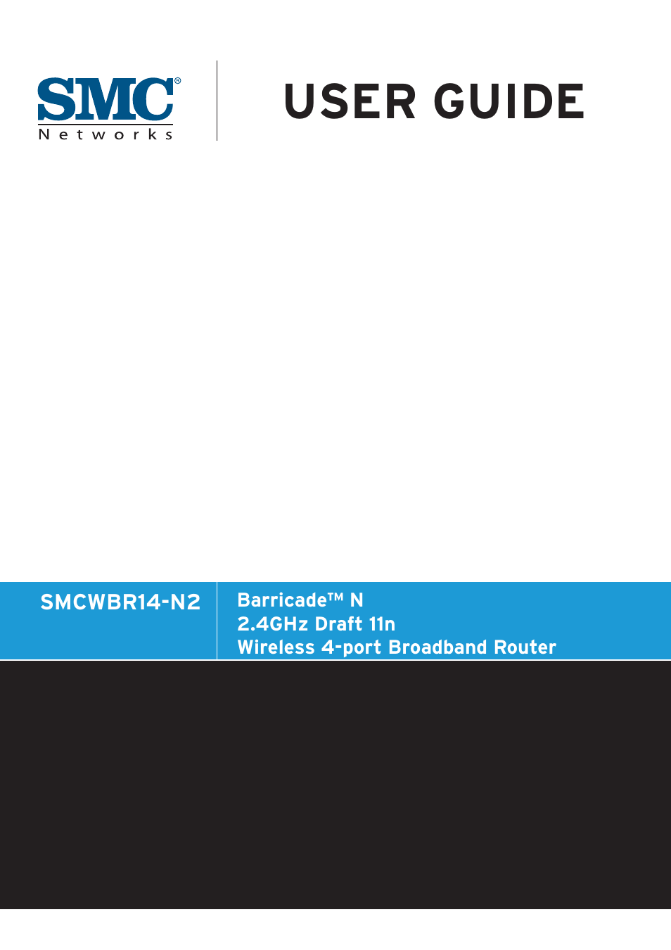 SMC Networks BARRICADE SMCWBR14-N2 User Manual | 103 pages