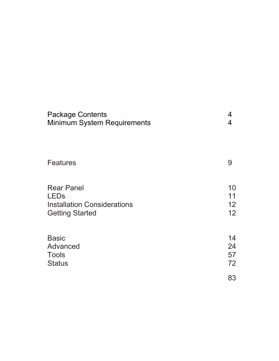 SMC Networks BARRICADE SMCWBR14-N2 User Manual | Page 5 / 103