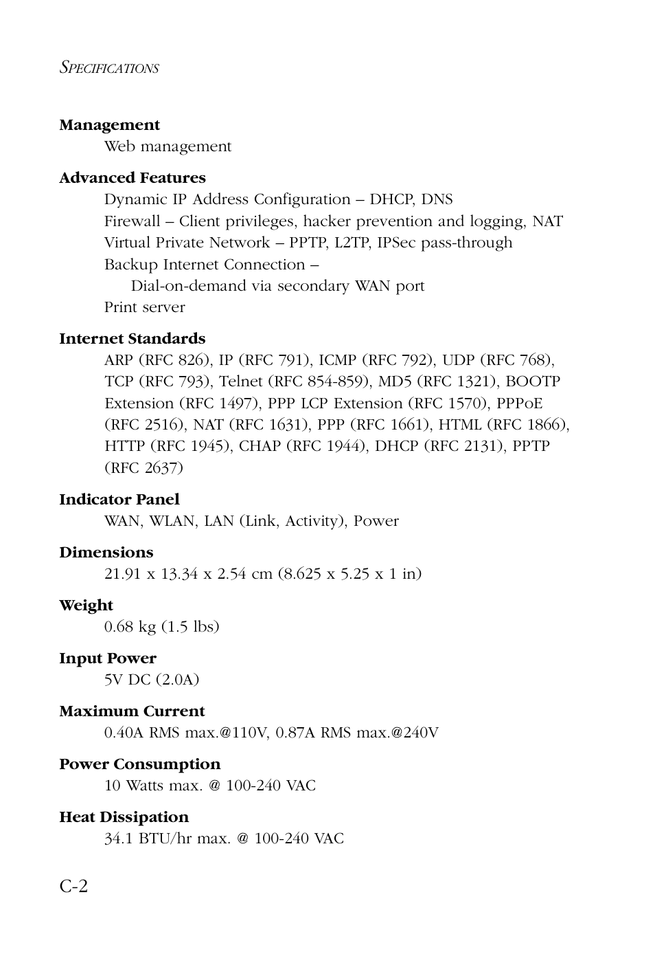 SMC Networks Barricade SMC7004AWBR User Manual | Page 88 / 94