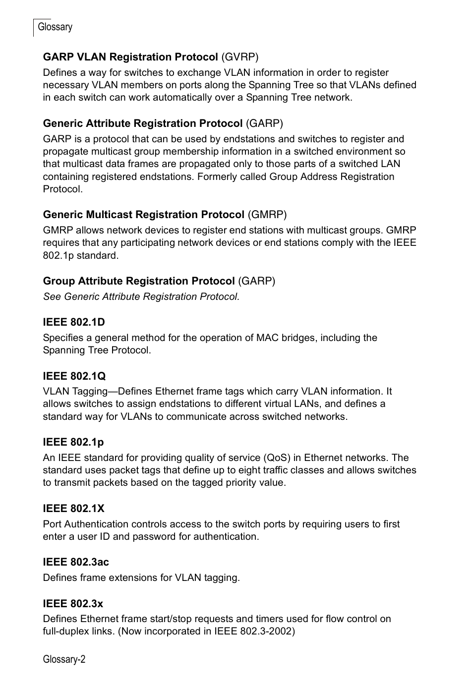 SMC Networks SMC Tiger 10/100 SMC6128PL2 User Manual | Page 652 / 664