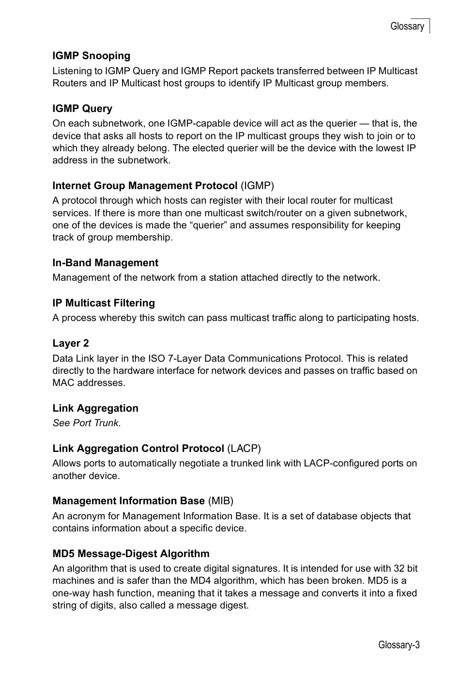 SMC Networks SMC Tiger 10/100 SMC6128PL2 User Manual | Page 653 / 664