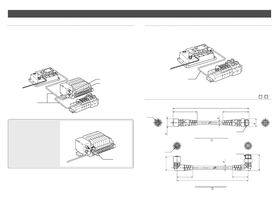 For gw unit – input unit manifold configuration | SMC Networks EtherNet/IP EX500-GEN1 User Manual | Page 10 / 23