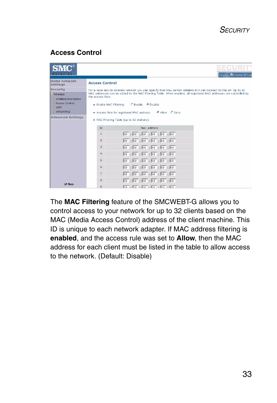 SMC Networks SMCWEBT-G User Manual | Page 45 / 66