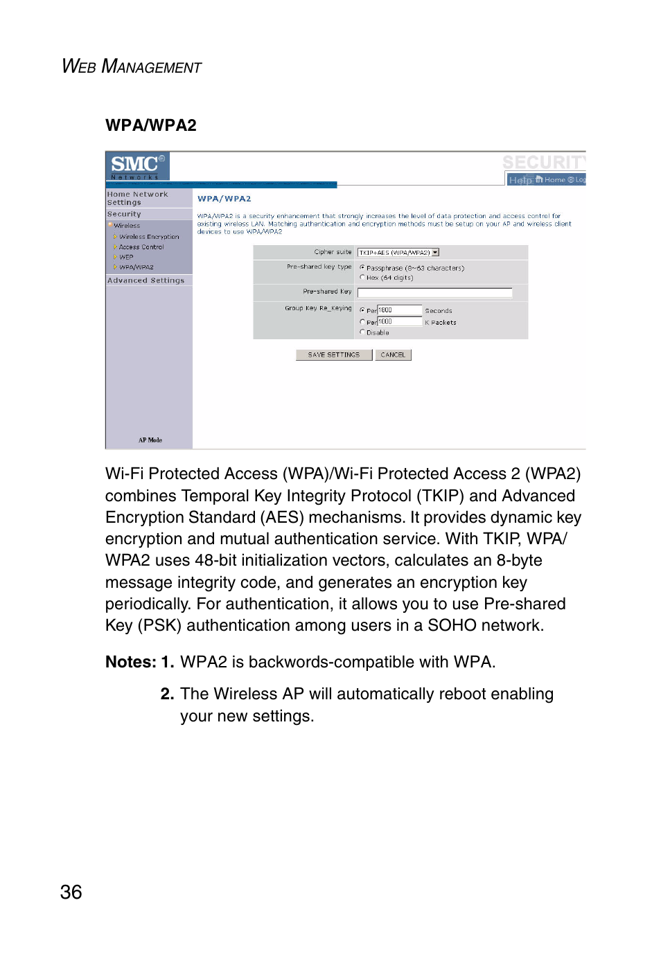 SMC Networks SMCWEBT-G User Manual | Page 48 / 66