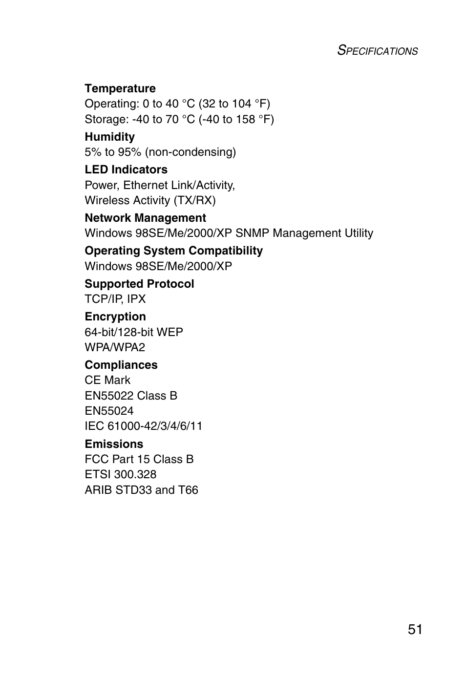 SMC Networks SMCWEBT-G User Manual | Page 63 / 66