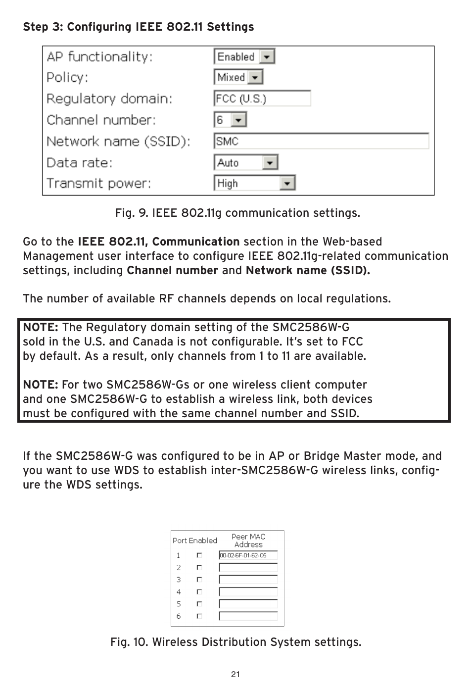 SMC Networks SMC EliteConnect SMC2586W-G User Manual | Page 22 / 96