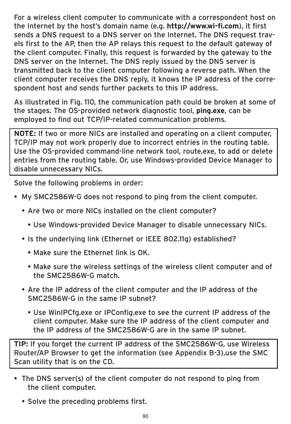 SMC Networks SMC EliteConnect SMC2586W-G User Manual | Page 91 / 96