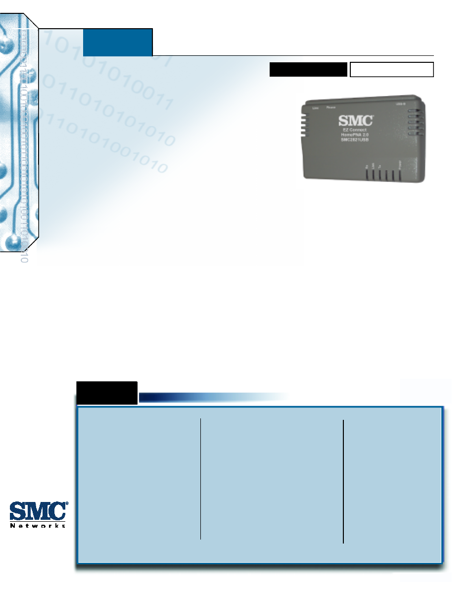 SMC Networks SMC EZ Connect SMC2821USB User Manual | 2 pages