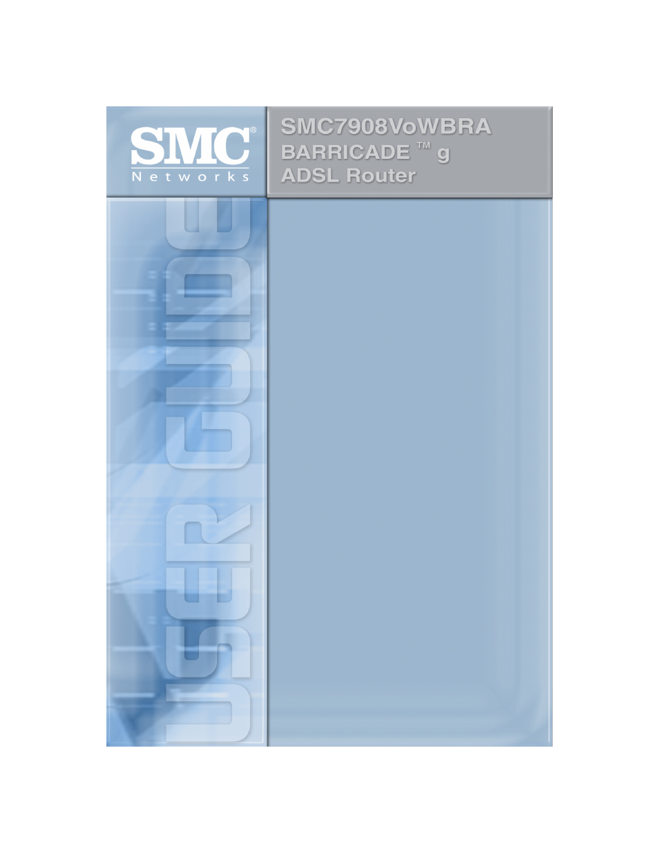 SMC Networks SMC7908VoWBRA User Manual | 137 pages