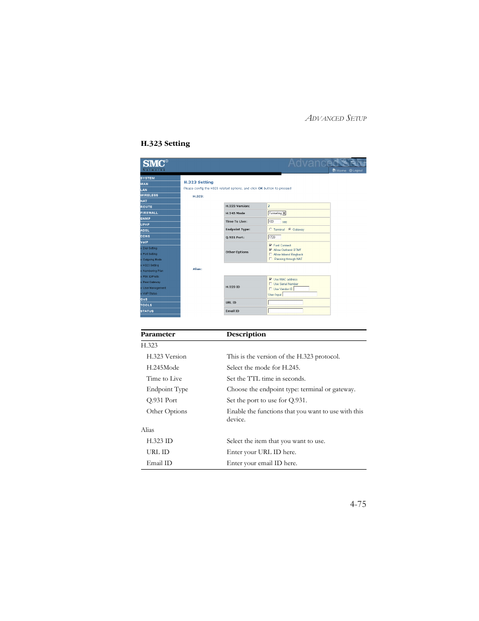 SMC Networks SMC7908VoWBRA User Manual | Page 109 / 137