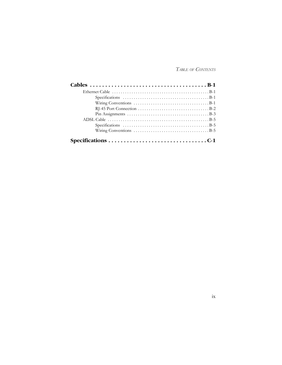 SMC Networks SMC7908VoWBRA User Manual | Page 12 / 137