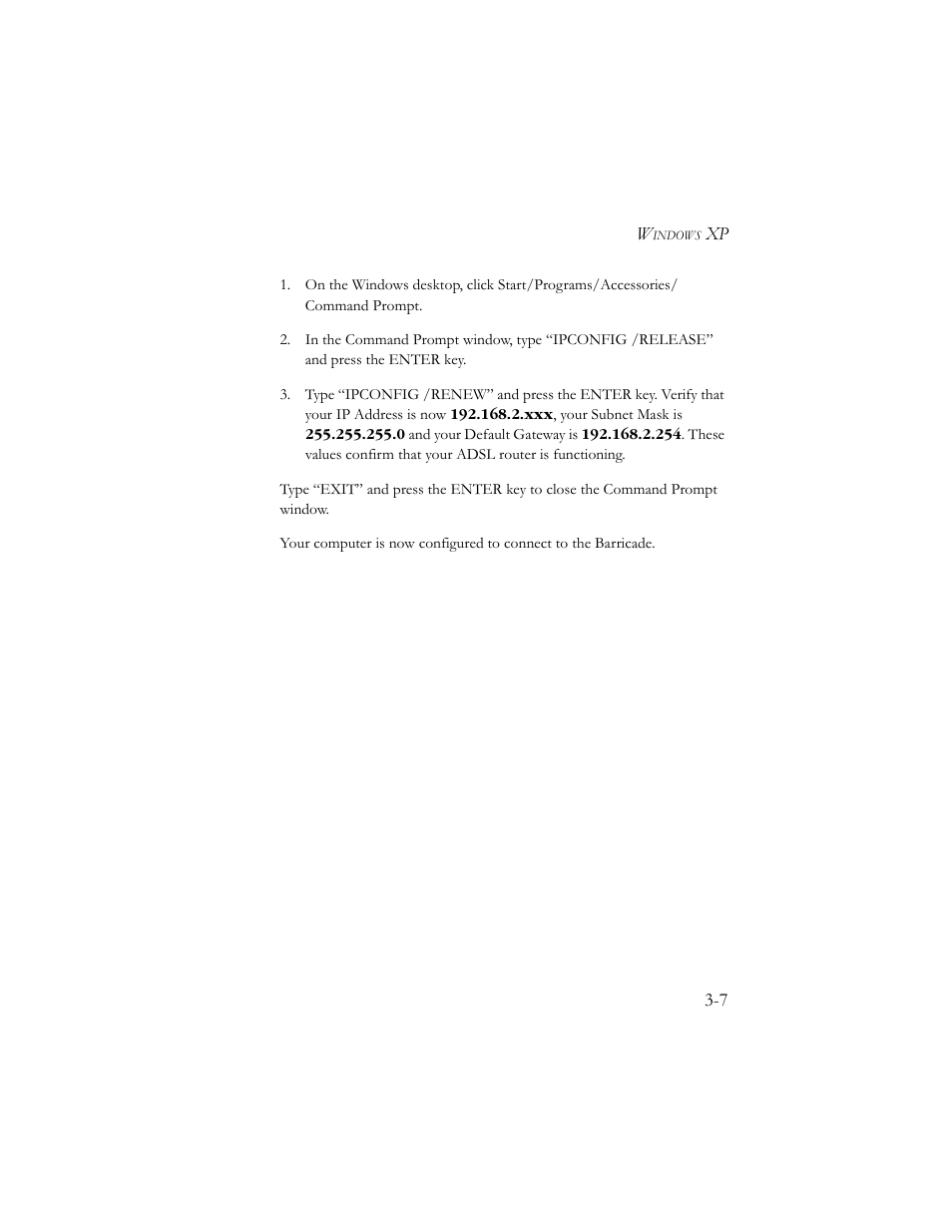 SMC Networks SMC7908VoWBRA User Manual | Page 31 / 137