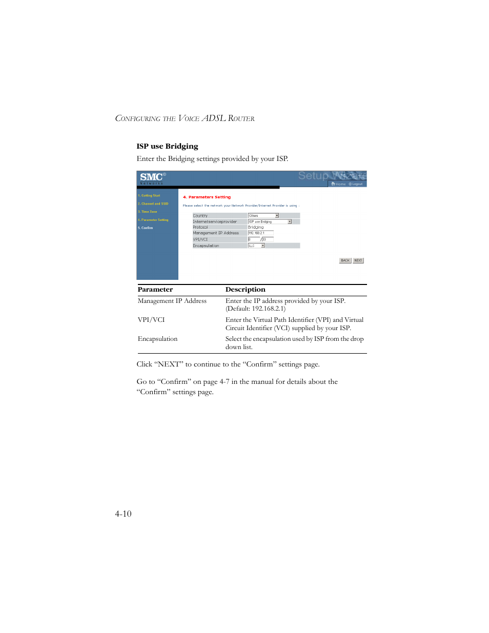 SMC Networks SMC7908VoWBRA User Manual | Page 44 / 137