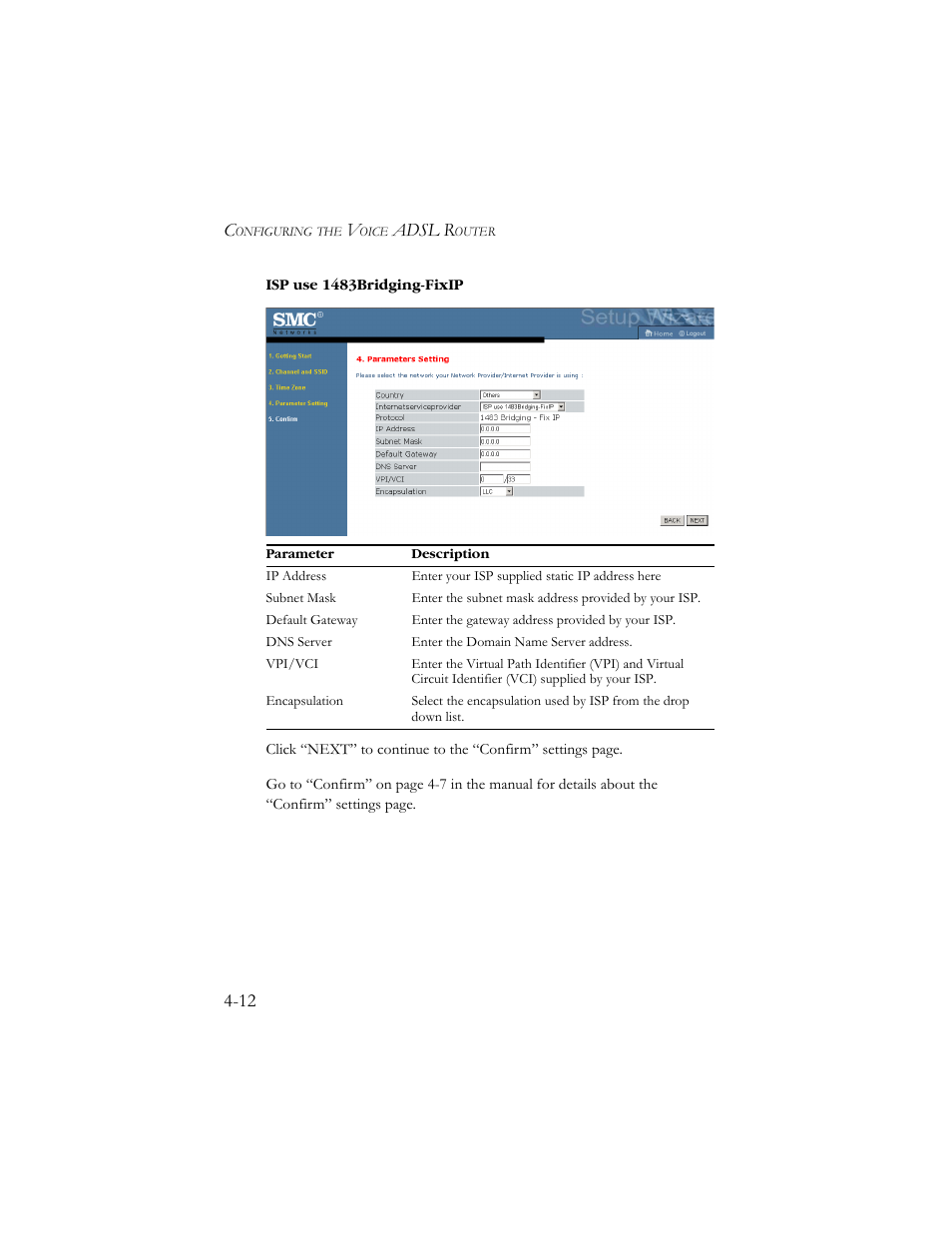 SMC Networks SMC7908VoWBRA User Manual | Page 46 / 137