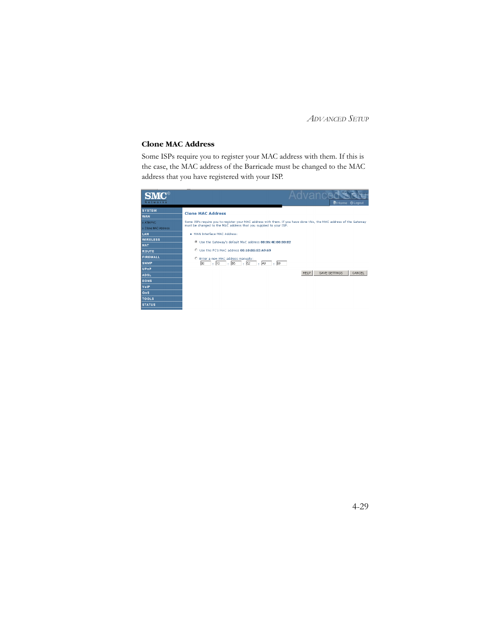 SMC Networks SMC7908VoWBRA User Manual | Page 63 / 137