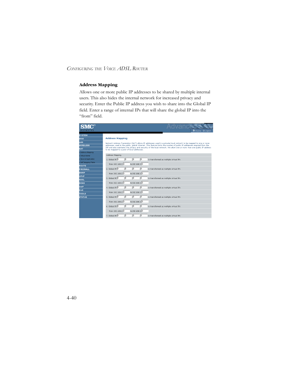 SMC Networks SMC7908VoWBRA User Manual | Page 74 / 137