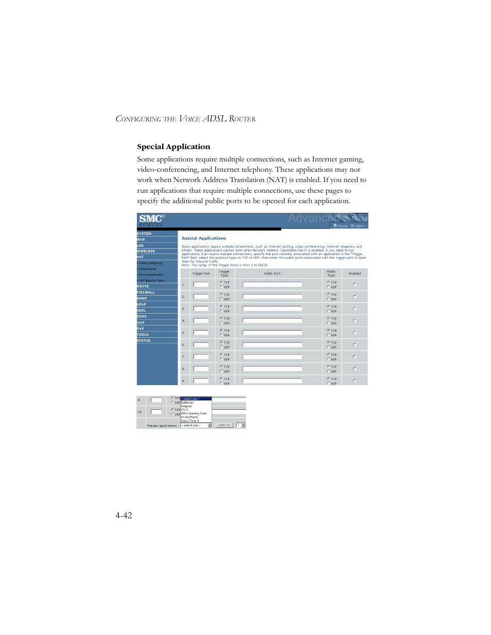 SMC Networks SMC7908VoWBRA User Manual | Page 76 / 137