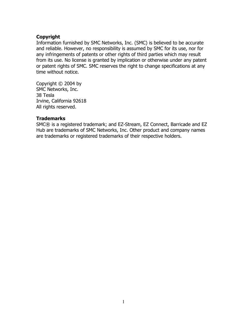 SMC Networks SMCWAA-B User Manual | Page 2 / 51