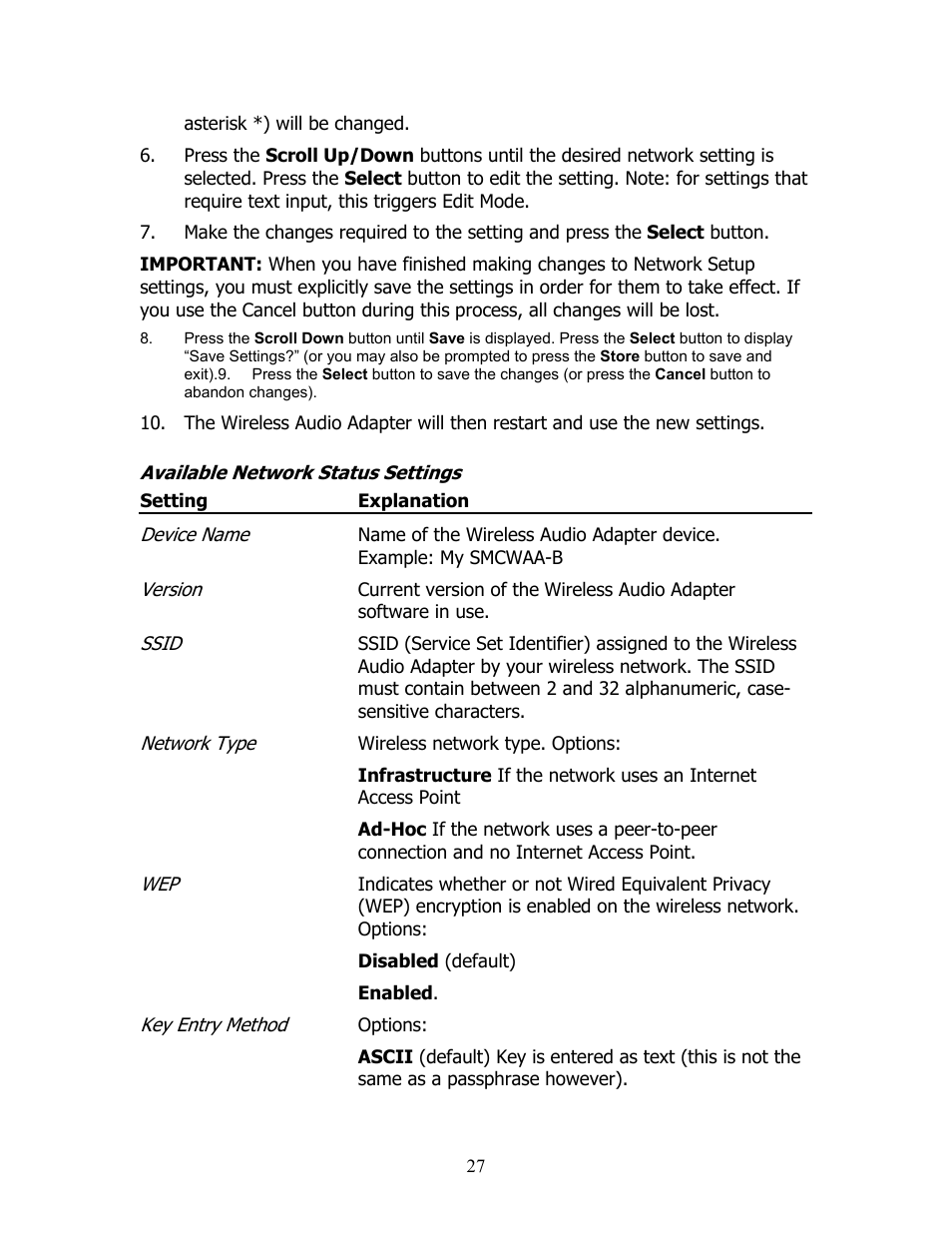 SMC Networks SMCWAA-B User Manual | Page 28 / 51