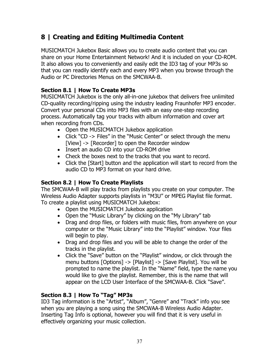 SMC Networks SMCWAA-B User Manual | Page 38 / 51