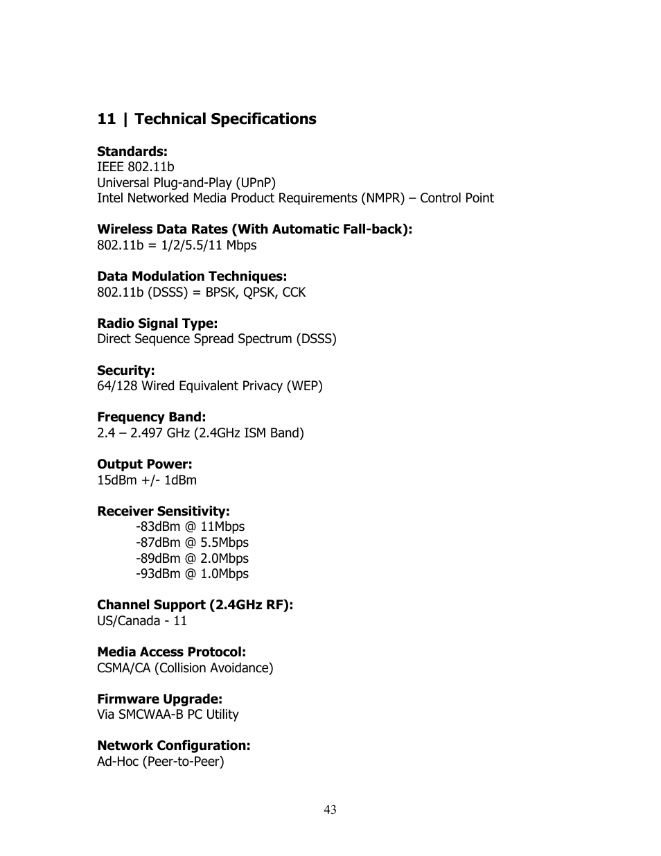 SMC Networks SMCWAA-B User Manual | Page 44 / 51