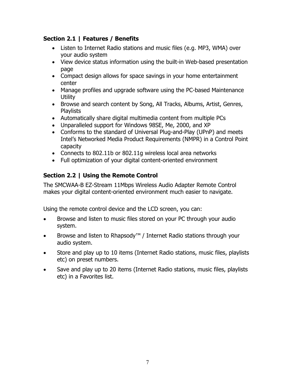 SMC Networks SMCWAA-B User Manual | Page 8 / 51