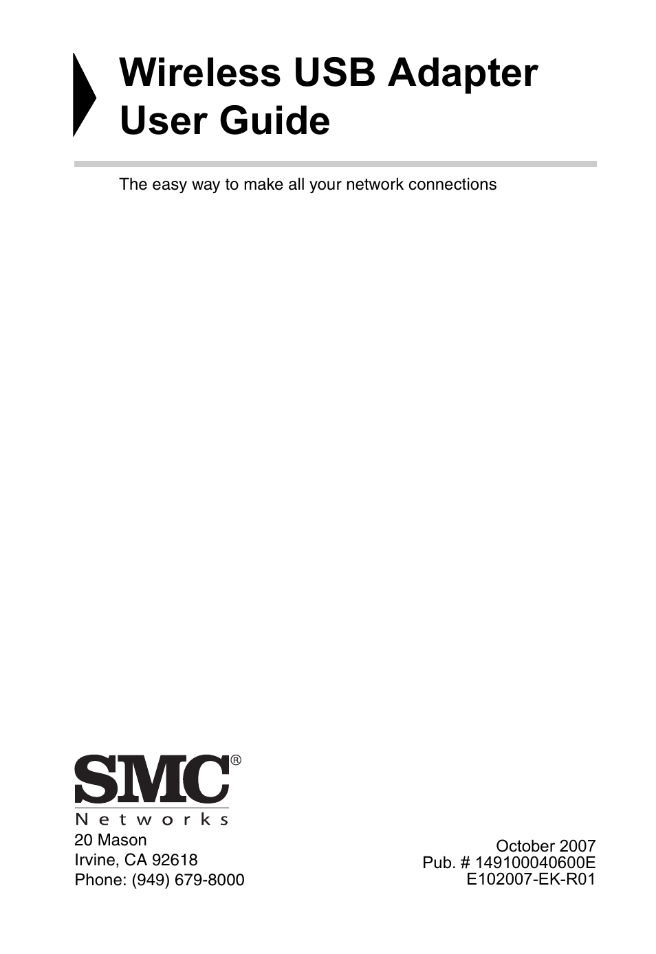 Wireless usb adapter user guide | SMC Networks SMCWUSBS-N User Manual | Page 3 / 64