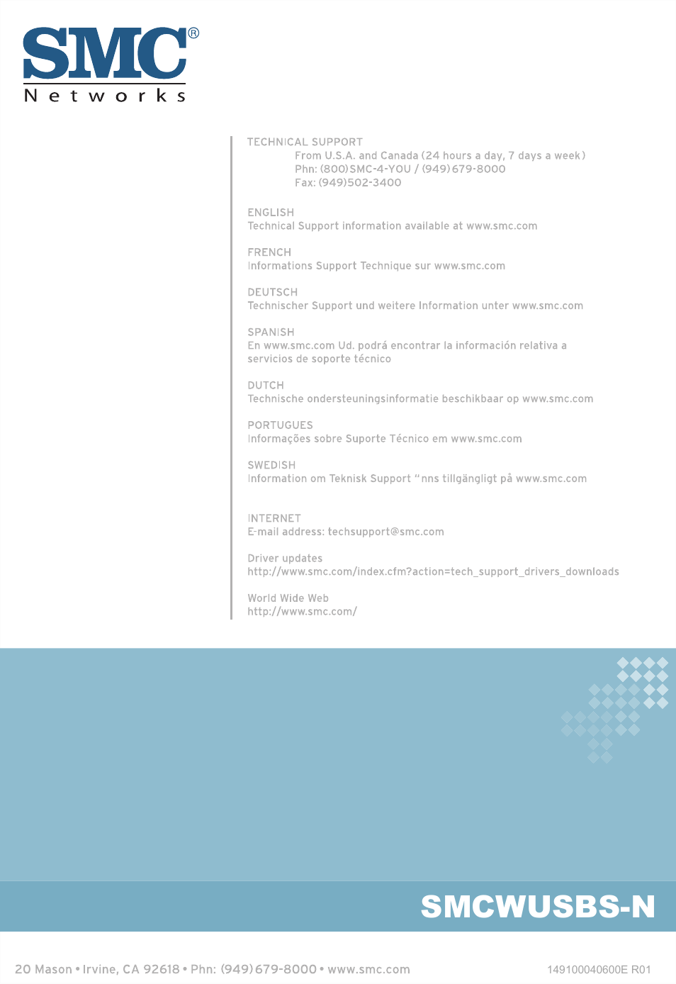 Smcwusbs-n | SMC Networks SMCWUSBS-N User Manual | Page 64 / 64