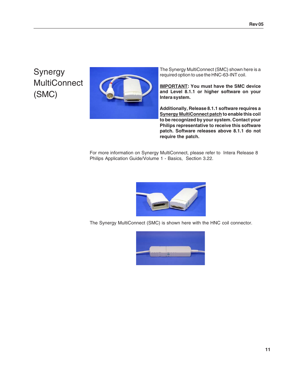 Synergy multiconnect (smc) | SMC Networks Invivo HNC-63-INT User Manual | Page 11 / 27