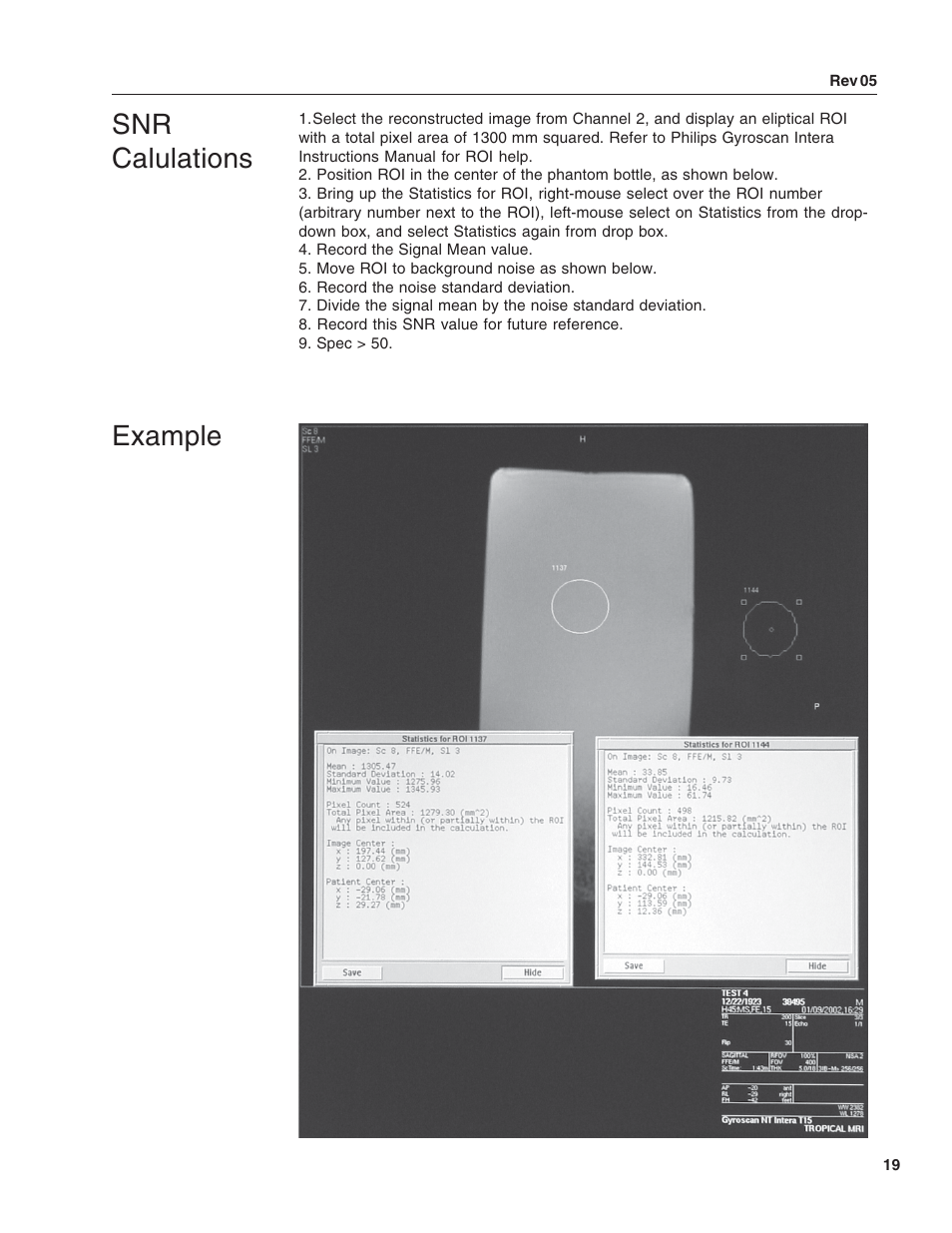 Snr calulations, Example | SMC Networks Invivo HNC-63-INT User Manual | Page 19 / 27