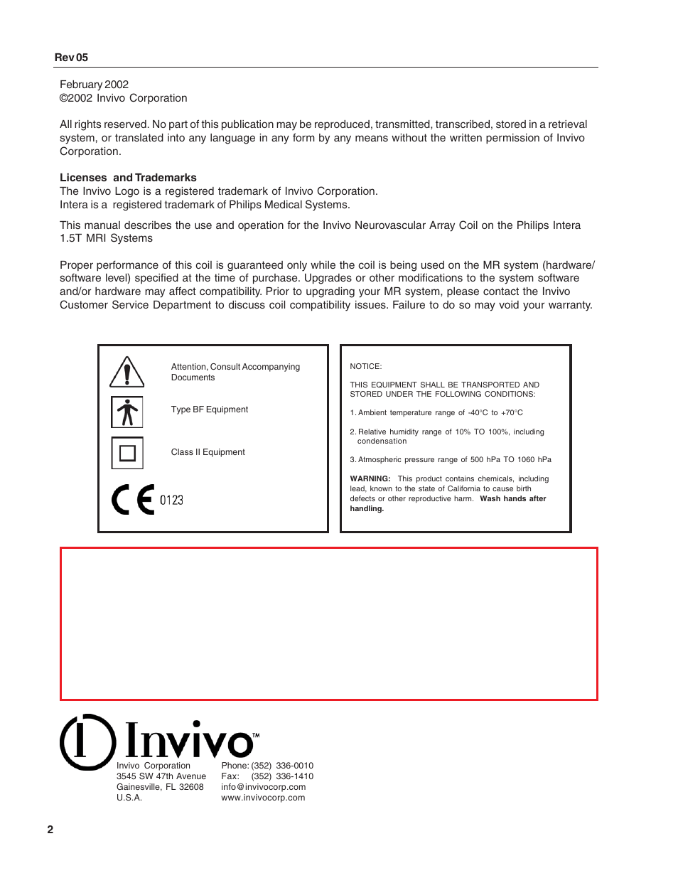 SMC Networks Invivo HNC-63-INT User Manual | Page 2 / 27