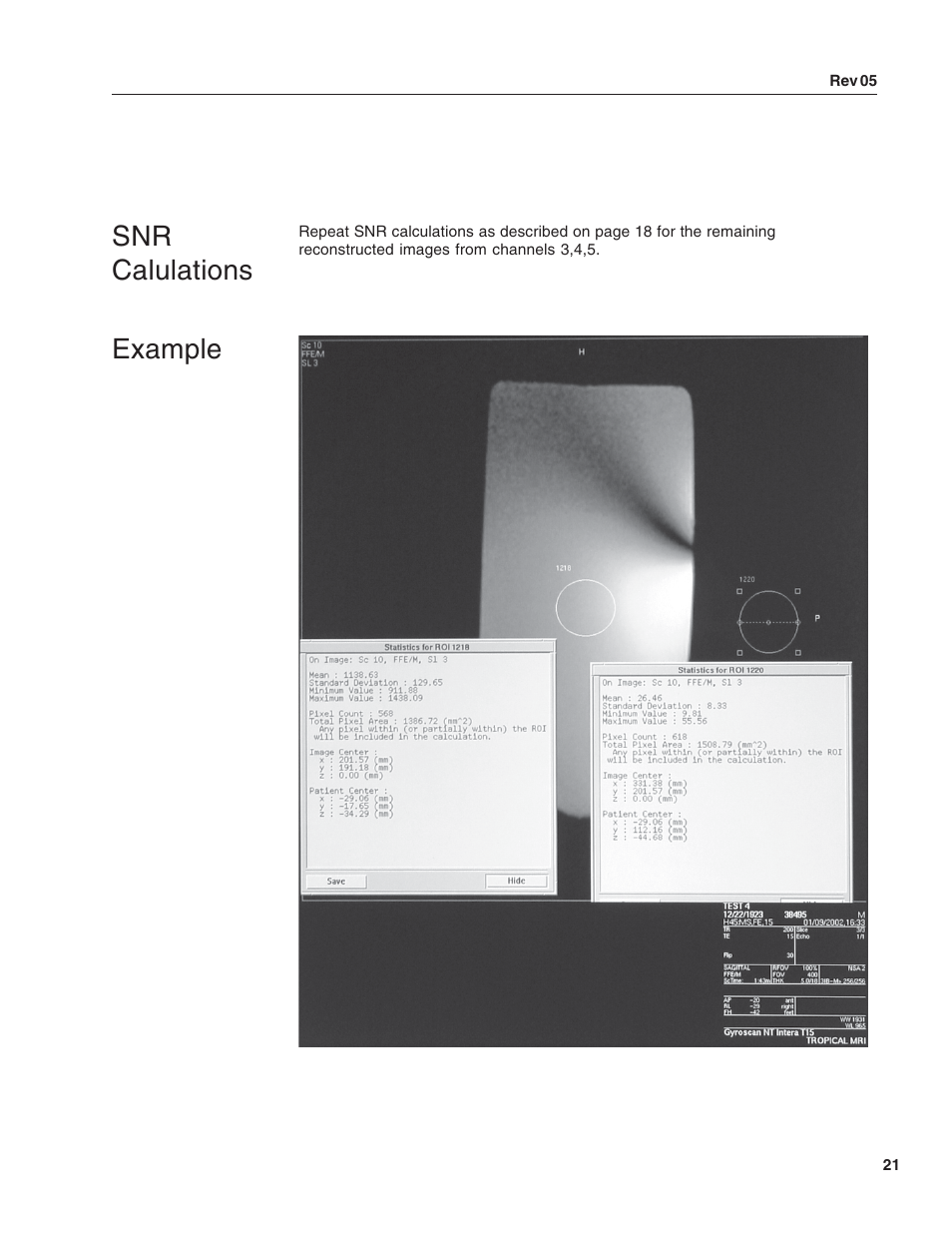 Snr calulations, Example | SMC Networks Invivo HNC-63-INT User Manual | Page 21 / 27