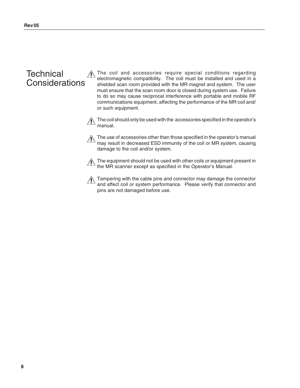 Technical considerations | SMC Networks Invivo HNC-63-INT User Manual | Page 8 / 27