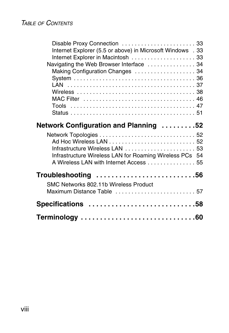 SMC Networks 5MC2671W User Manual | Page 12 / 76