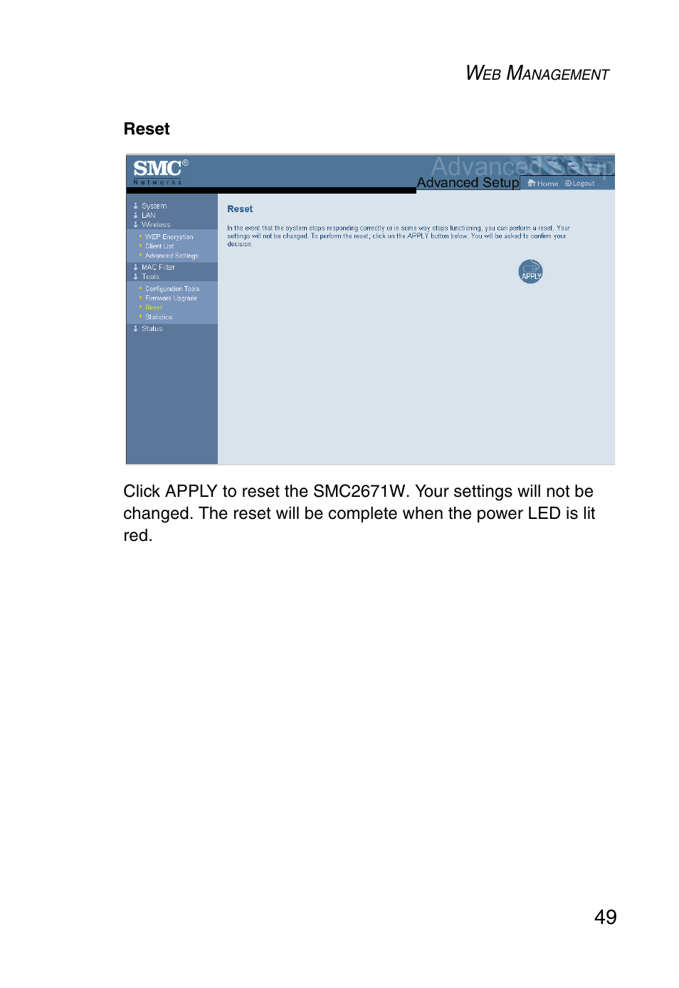 SMC Networks 5MC2671W User Manual | Page 61 / 76