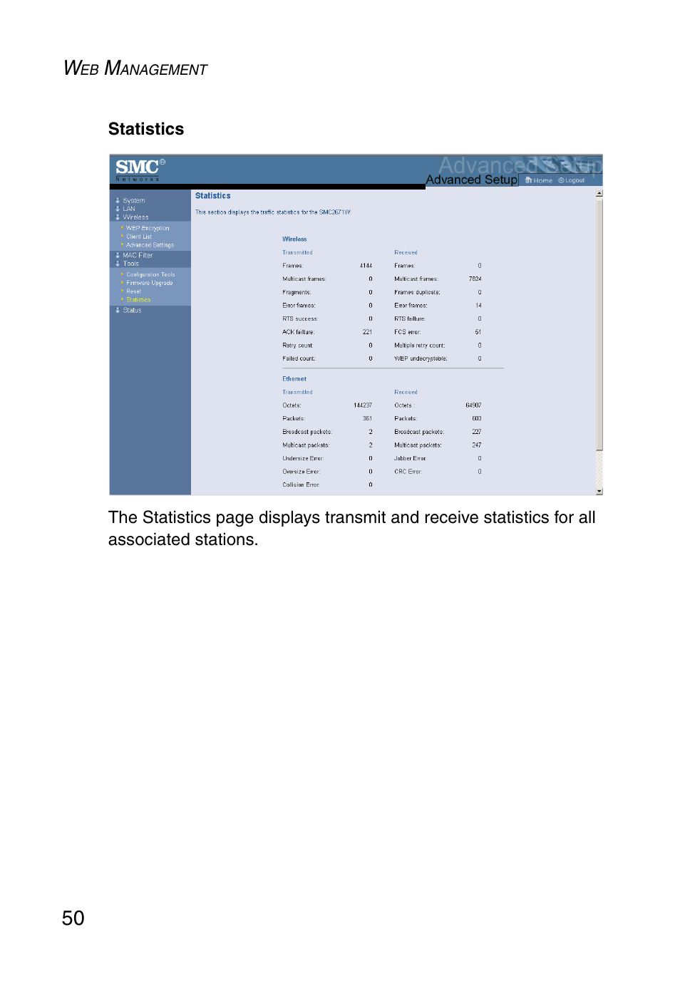 SMC Networks 5MC2671W User Manual | Page 62 / 76