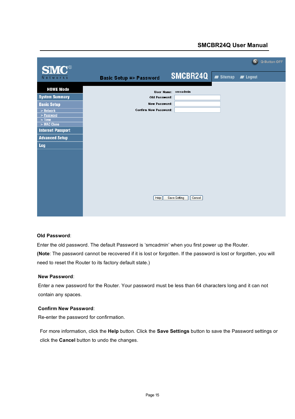 SMC Networks SMC Barricade SMCBR24Q User Manual | Page 15 / 94