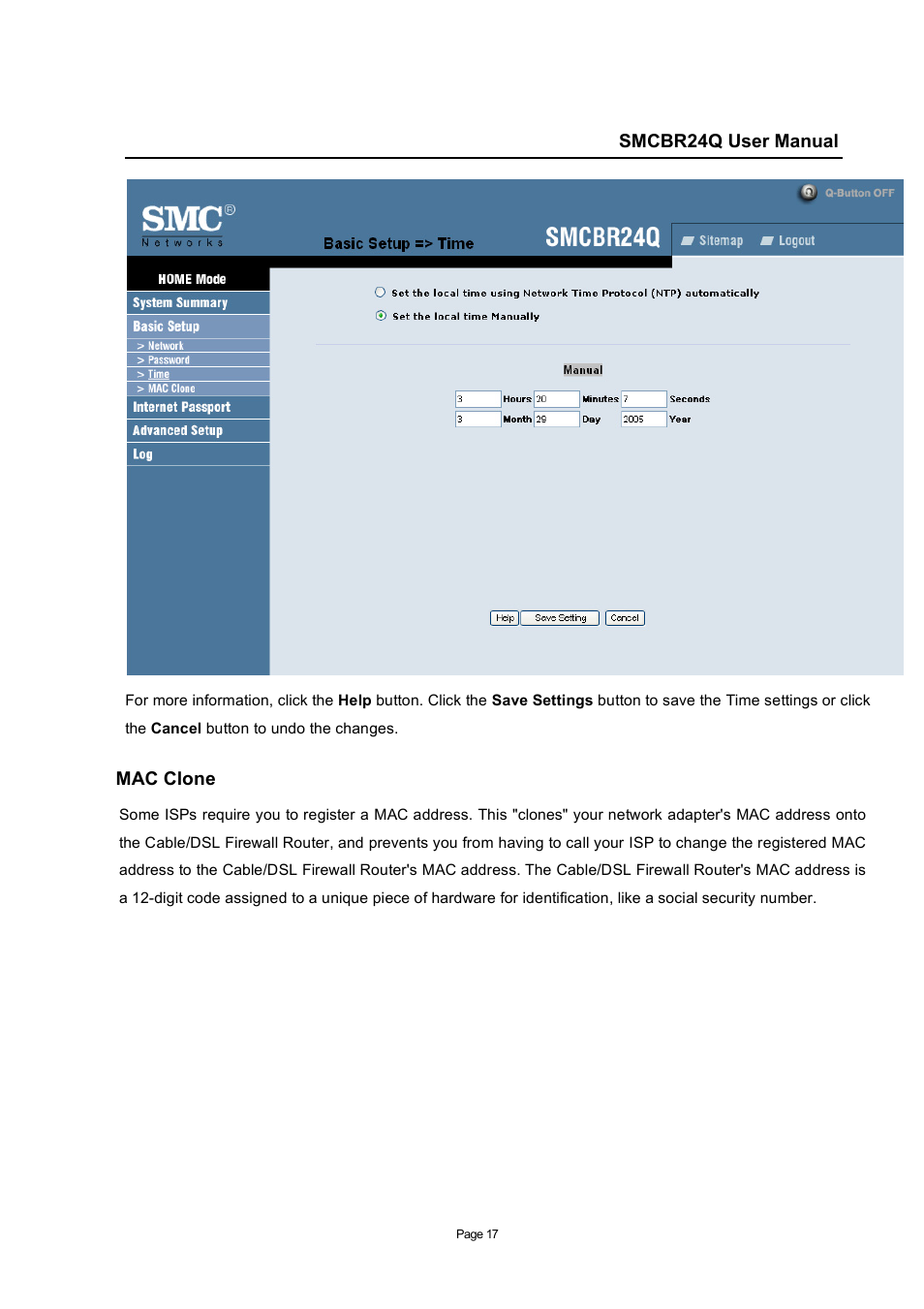 SMC Networks SMC Barricade SMCBR24Q User Manual | Page 17 / 94