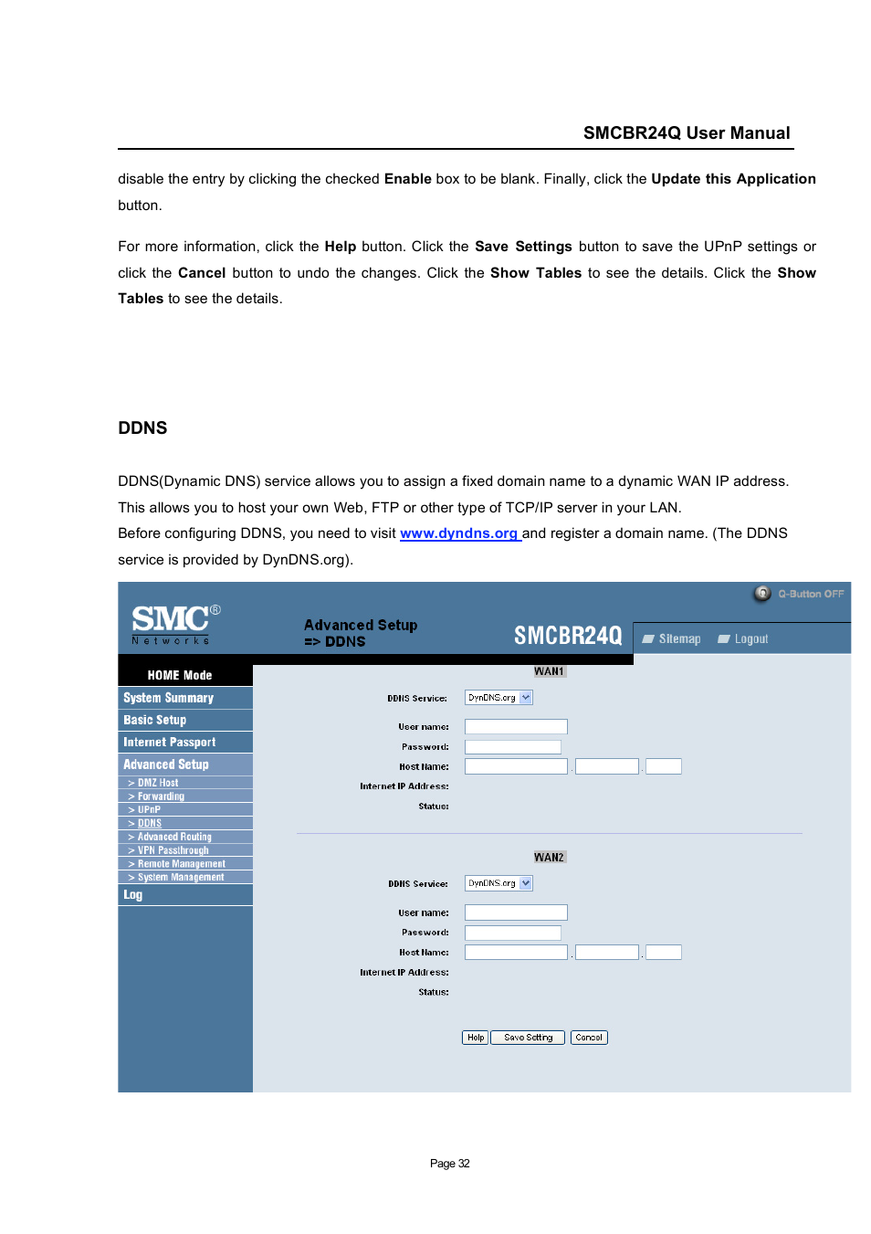 SMC Networks SMC Barricade SMCBR24Q User Manual | Page 32 / 94