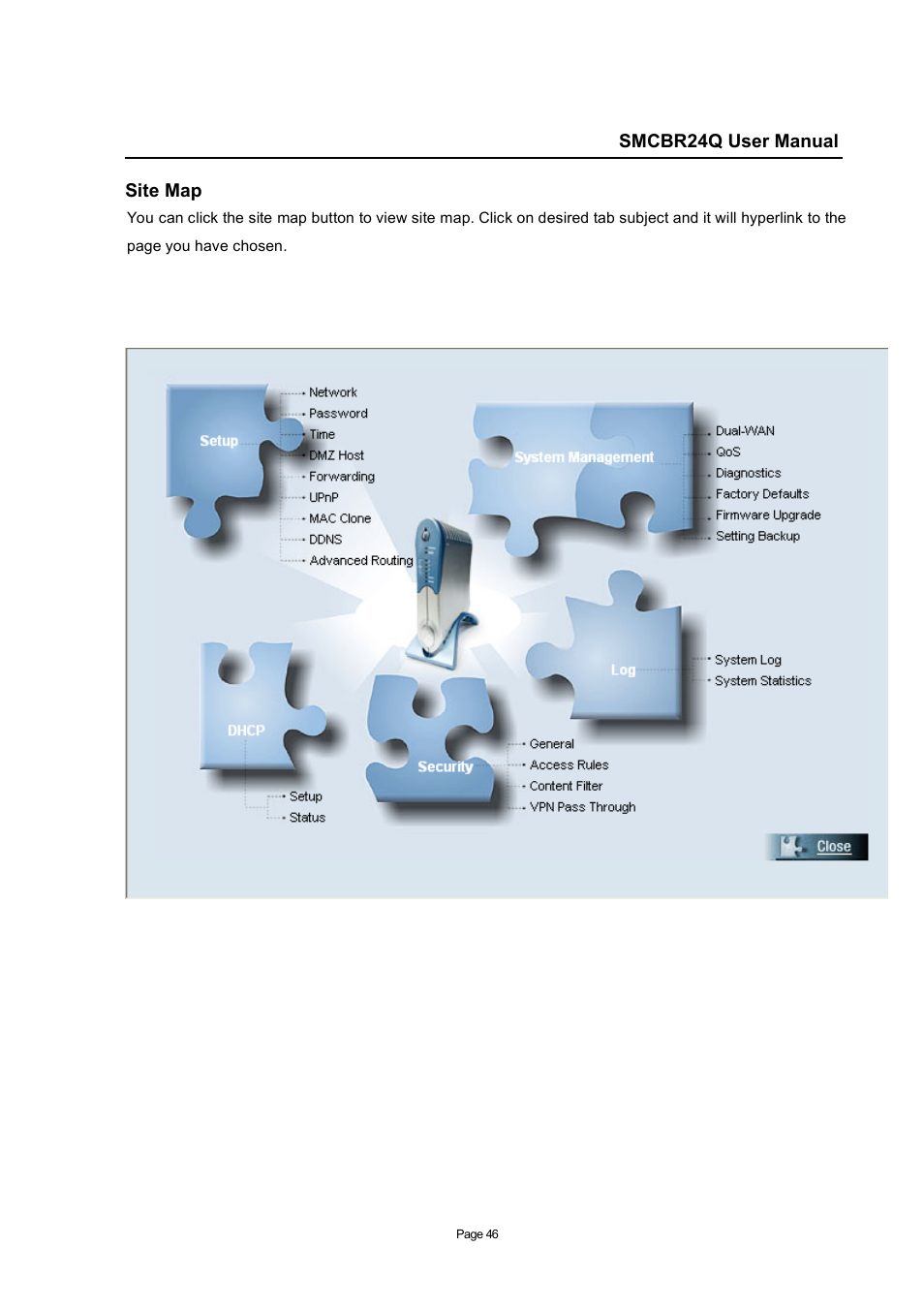 SMC Networks SMC Barricade SMCBR24Q User Manual | Page 46 / 94