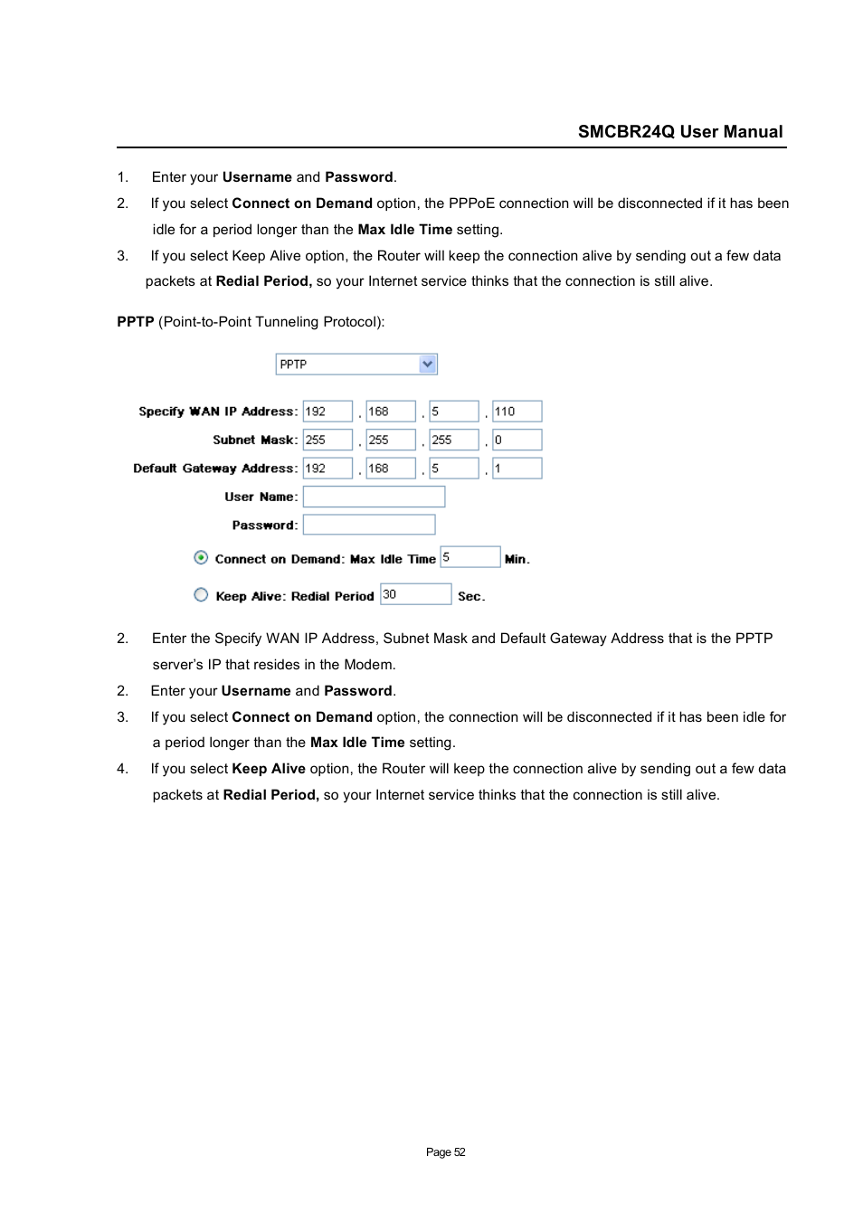 SMC Networks SMC Barricade SMCBR24Q User Manual | Page 52 / 94