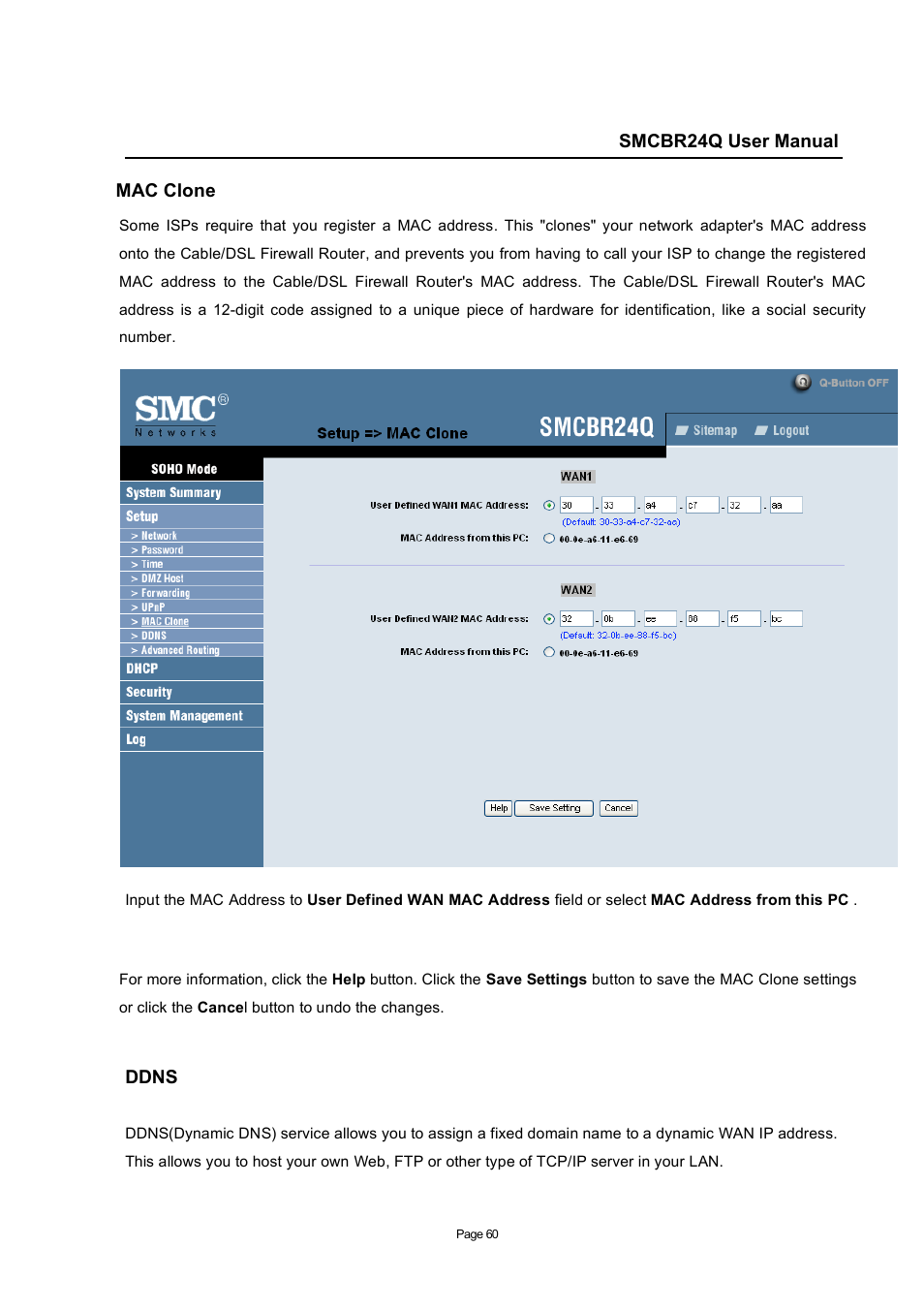 SMC Networks SMC Barricade SMCBR24Q User Manual | Page 60 / 94