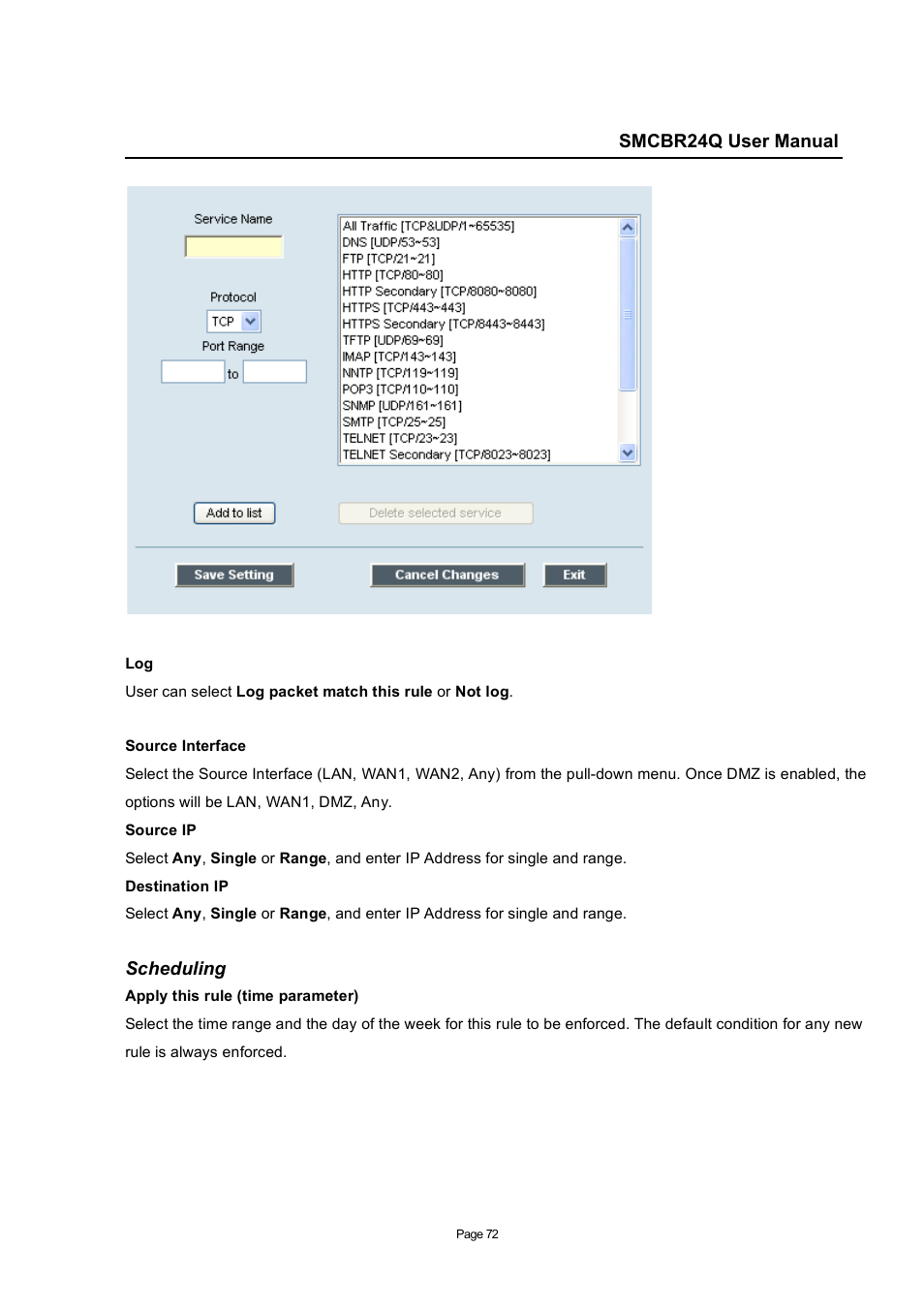 SMC Networks SMC Barricade SMCBR24Q User Manual | Page 72 / 94