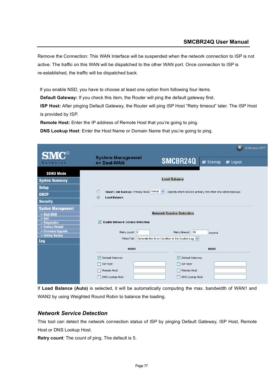 SMC Networks SMC Barricade SMCBR24Q User Manual | Page 77 / 94