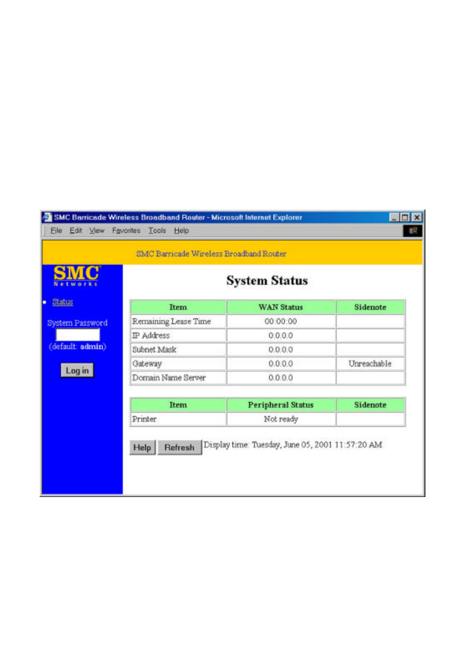 Chapter 4 configuring wireless broadband router | SMC Networks Wireless Broadband Router User Manual | Page 15 / 50