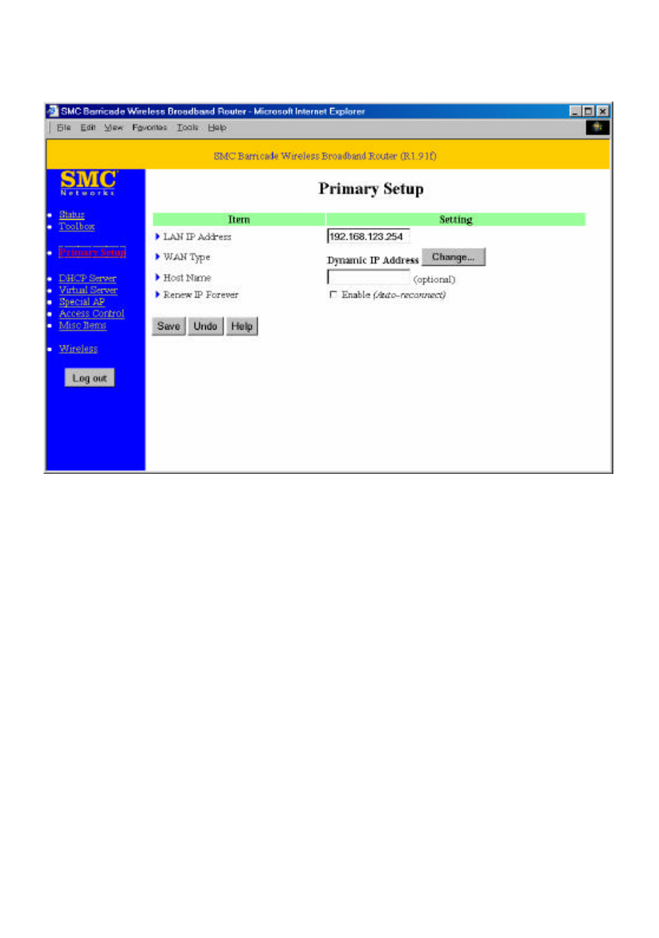 SMC Networks Wireless Broadband Router User Manual | Page 19 / 50