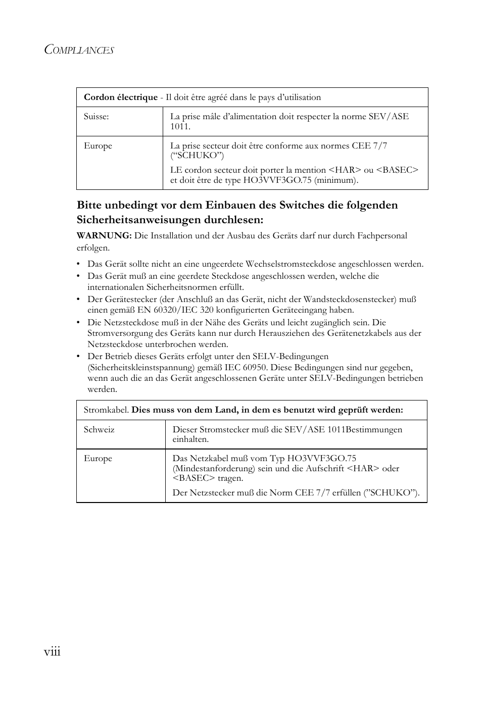 Viii | SMC Networks 10G User Manual | Page 12 / 80